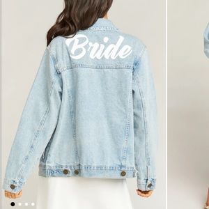 Bride Show Me Your Mumu Jean Jacket